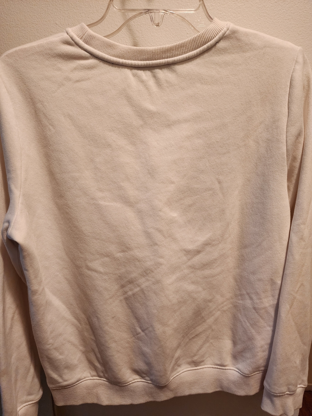 Tommy Hilfiger Men's Cream Logo Crewneck Sweater - Picture 2 of 4
